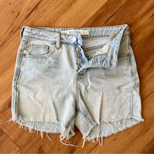 Brandy Melville cut off shorts, size 25 button fly